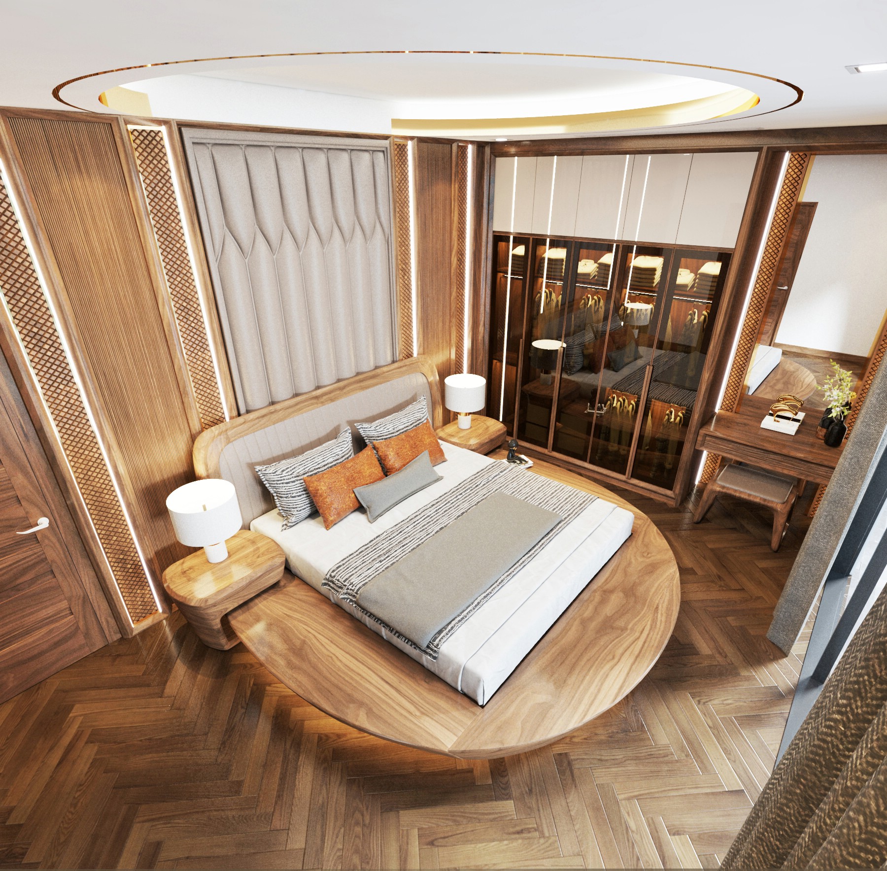 Decor phòng ngủ sang trọng hiện đại