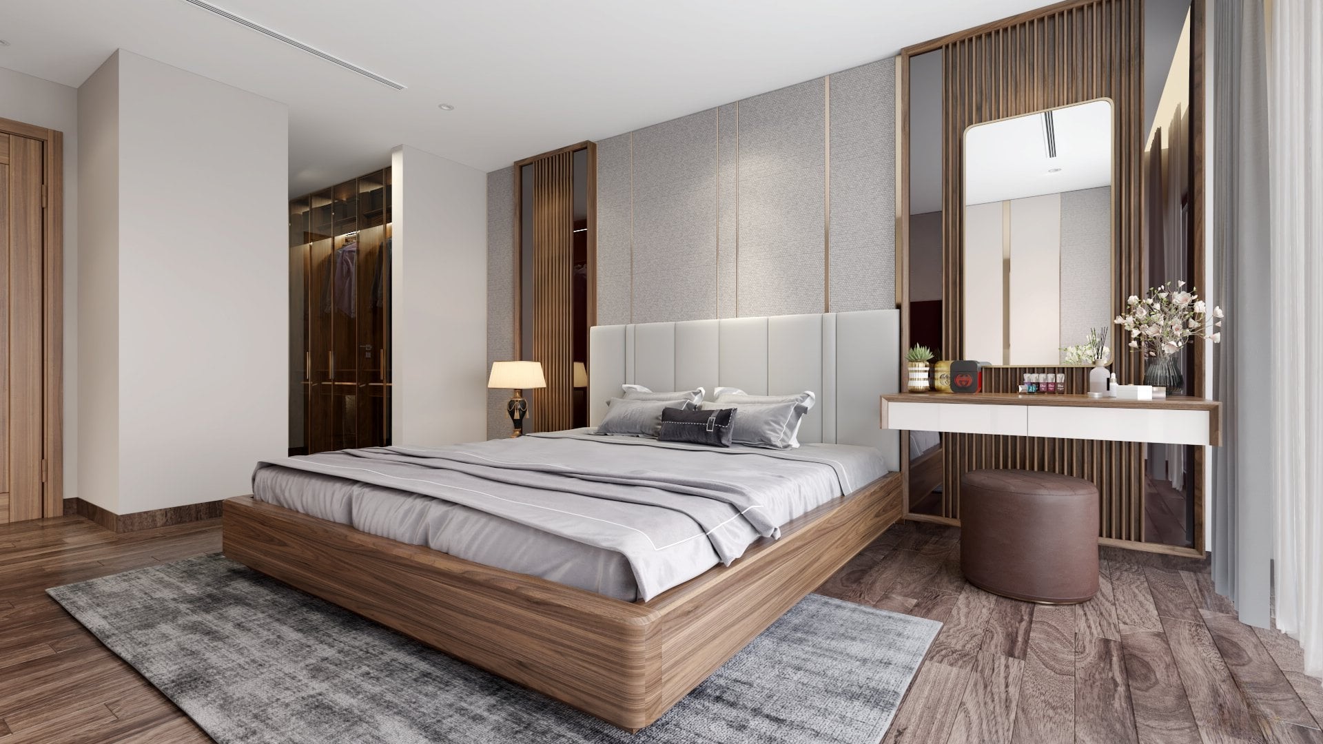 Mẫu giường gỗ đẹp