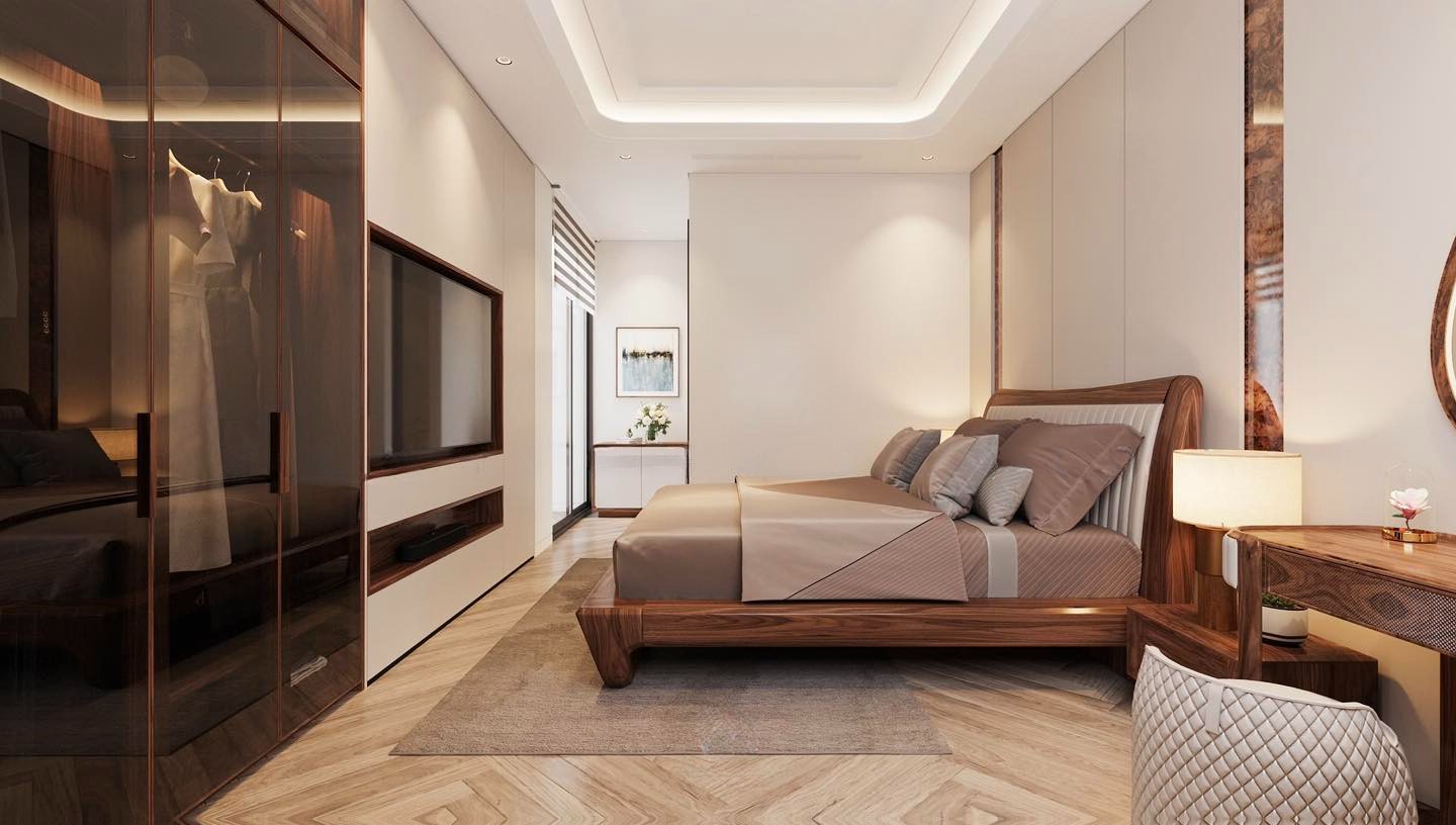 Mẫu giường gỗ tự nhiên