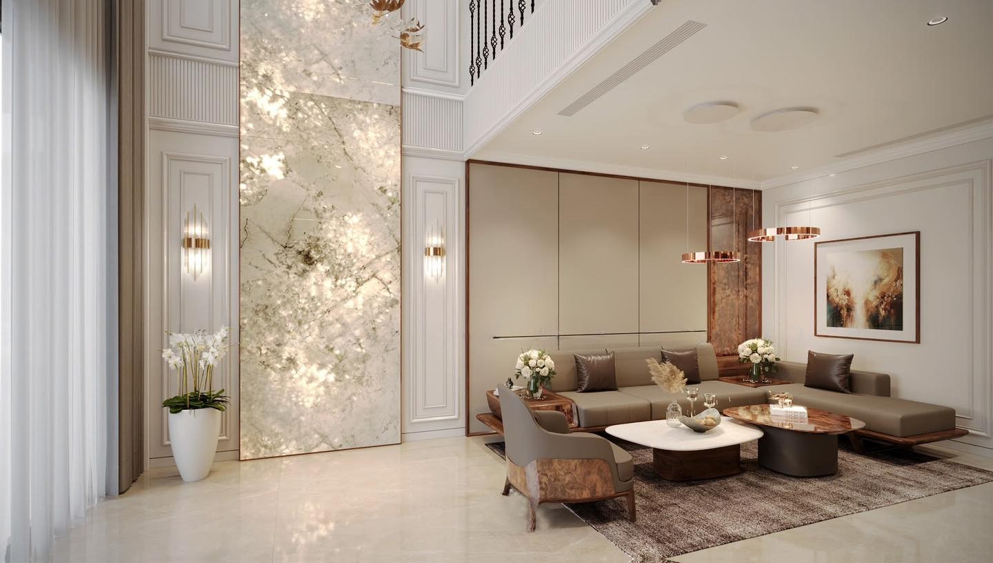 Mẫu sofa gỗ chữ L đẹp hiện đại cho phòng khách nhỏ gọn