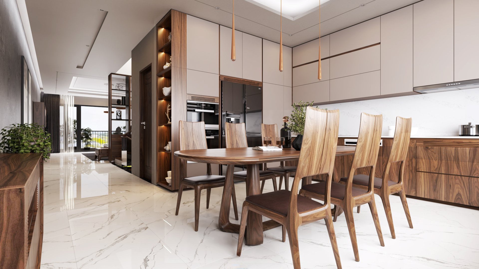 Mẫu tủ bếp gỗ đẹp